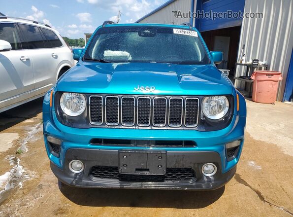 ZACNJCBBXMPN10260 2021 JEEP RENEGADE Turquoise Դիմացի տեսք