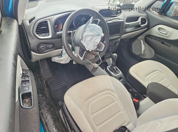 ZACNJCBBXMPN10260 2021 JEEP RENEGADE Turquoise Առջևի վահանակի տեսք