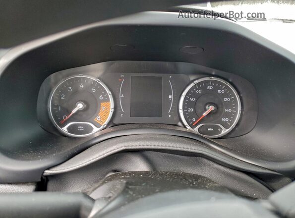 ZACNJDA12NPN51708 2022 JEEP RENEGADE White ხელსაწყოთა პანელის ხედი