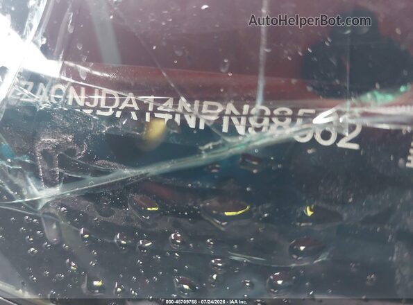 ZACNJDA14NPN98562 2022 JEEP RENEGADE Turquoise Vista del compartimento del motor