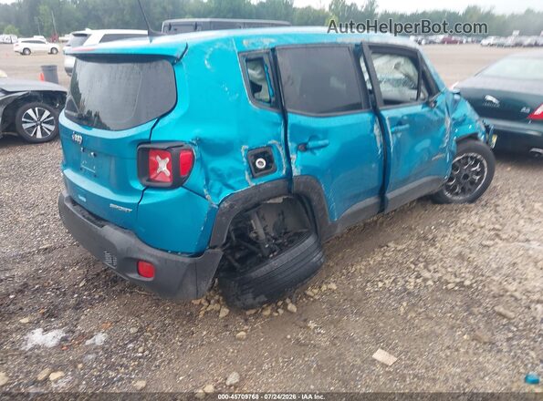 ZACNJDA14NPN98562 2022 JEEP RENEGADE Turquoise Trasero derecho