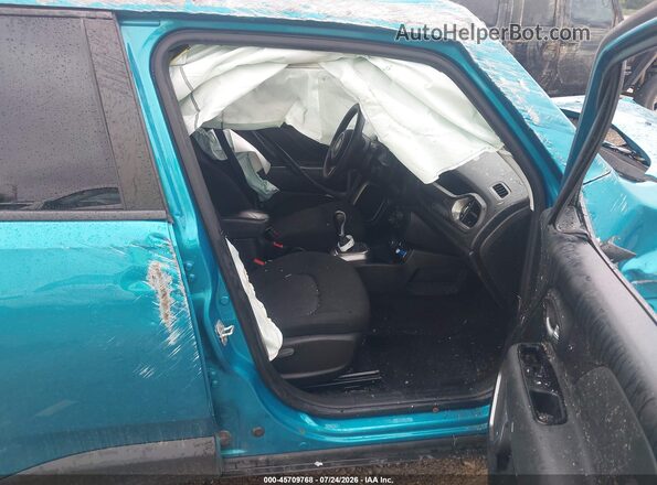 ZACNJDA14NPN98562 2022 JEEP RENEGADE Turquoise Vista interior delantera