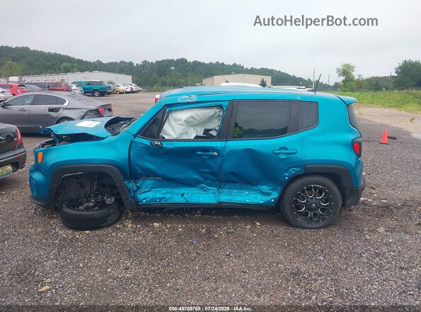 ZACNJDA14NPN98562 2022 JEEP RENEGADE Turquoise Vista interior de 360 grados