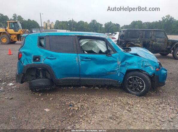 ZACNJDA14NPN98562 2022 JEEP RENEGADE Turquoise Vista interior trasera