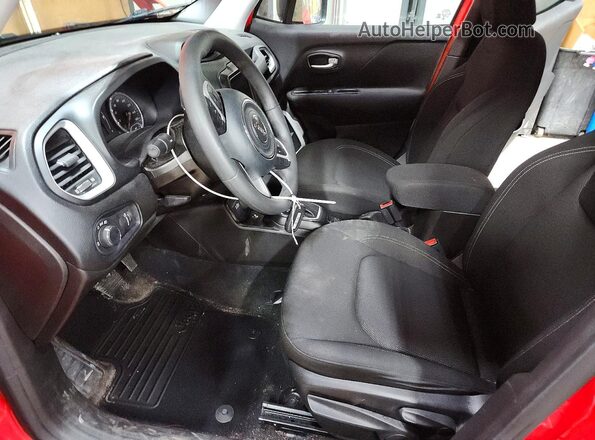 ZACNJDAB1MPM22382 2021 JEEP RENEGADE Красный Вид салона спереди