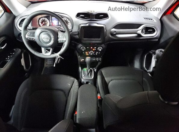 ZACNJDAB1MPM22382 2021 JEEP RENEGADE Красный Вид панели приборов