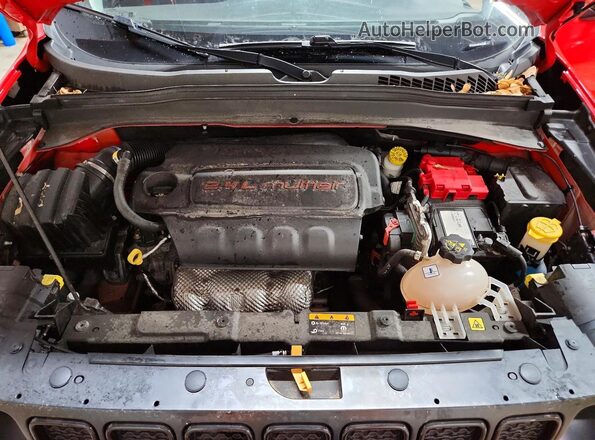 ZACNJDAB1MPM22382 2021 JEEP RENEGADE Красный Вид подкапотного пространства