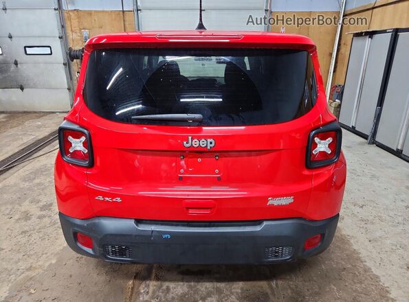 ZACNJDAB1MPM22382 2021 JEEP RENEGADE Красный Вид сзади