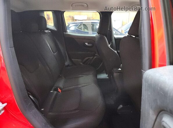 ZACNJDAB1MPM22382 2021 JEEP RENEGADE Красный Вид задней части салона