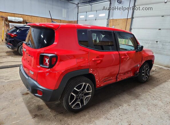 ZACNJDAB1MPM22382 2021 JEEP RENEGADE Красный Задняя правая четверть