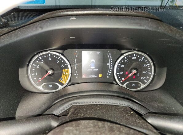 ZACNJDAB2MPM94885 2021 JEEP RENEGADE Gray Instrument cluster view