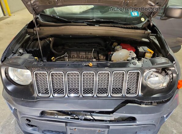 ZACNJDAB2MPM94885 2021 JEEP RENEGADE Gray Engine compartment view