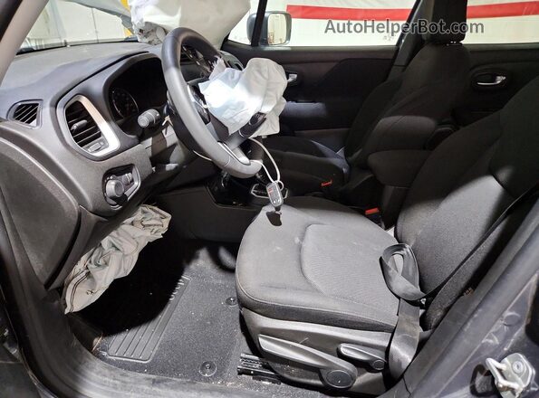ZACNJDAB2MPM94885 2021 JEEP RENEGADE Gray Front interior view