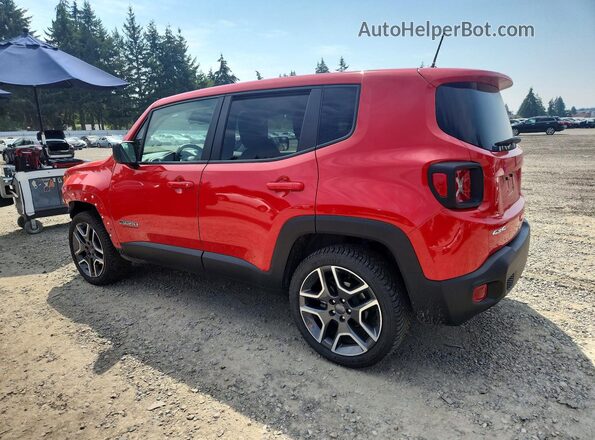 ZACNJDAB4MPN13842 2021 JEEP RENEGADE Red Rear left