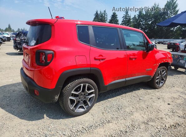 ZACNJDAB4MPN13842 2021 JEEP RENEGADE Red Rear right