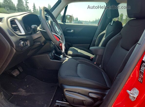 ZACNJDAB4MPN13842 2021 JEEP RENEGADE Red Front interior view