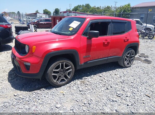 ZACNJDAB7MPM12620 2021 JEEP RENEGADE Red Vista tres cuartos delantera izquierda