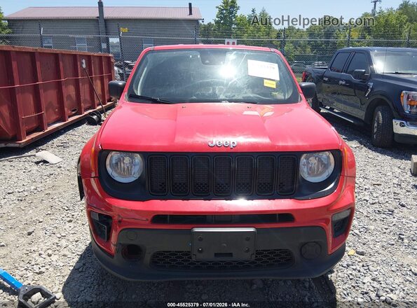 ZACNJDAB7MPM12620 2021 JEEP RENEGADE Red Vista del cuadro de instrumentos