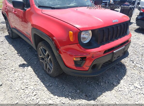 ZACNJDAB7MPM12620 2021 JEEP RENEGADE Red Vista frontal