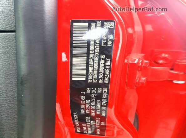 ZACNJDAB7MPM41387 2021 JEEP RENEGADE Red Вид наклейки з VIN-кодом