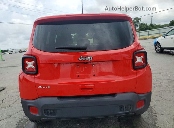 ZACNJDAB7MPM41387 2021 JEEP RENEGADE Red Вид ззаду