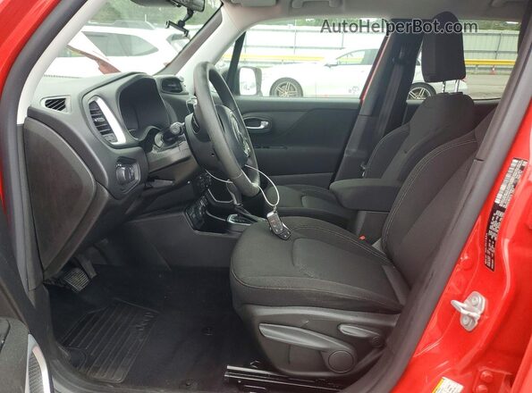 ZACNJDAB7MPM41387 2021 JEEP RENEGADE Red Вид салону спереду