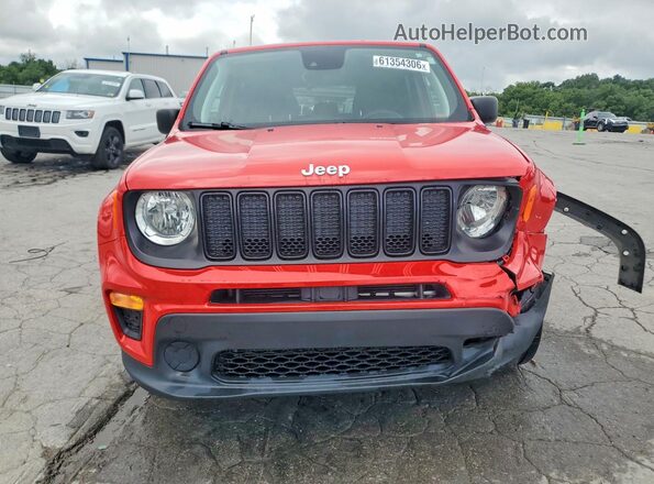 ZACNJDAB7MPM41387 2021 JEEP RENEGADE Red Вид спереду