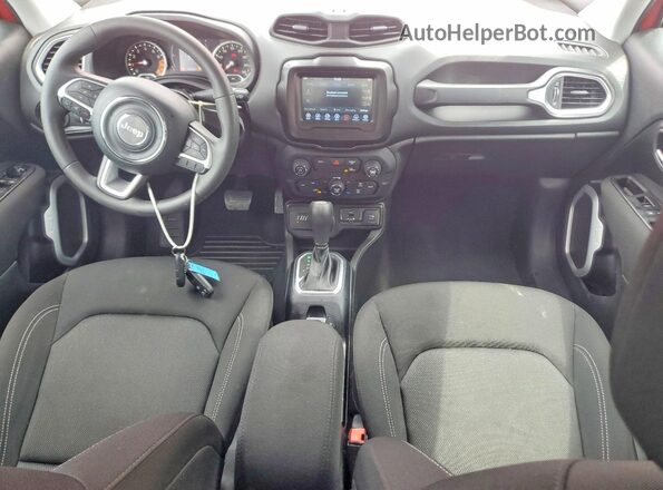 ZACNJDAB7MPM41387 2021 JEEP RENEGADE Red Вид панелі приладів