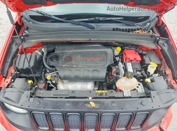 ZACNJDAB7MPM41387 2021 JEEP RENEGADE Red Вид підкапотного простору
