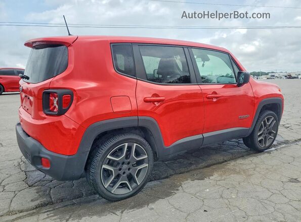 ZACNJDAB7MPM41387 2021 JEEP RENEGADE Red Задня права чверть