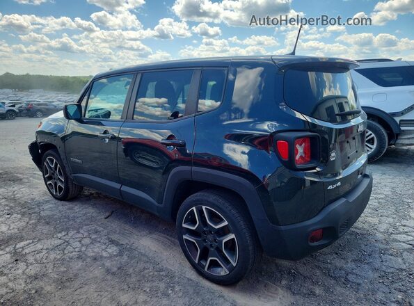 ZACNJDAB7MPM56407 2021 JEEP RENEGADE Black უკანა მარცხენა