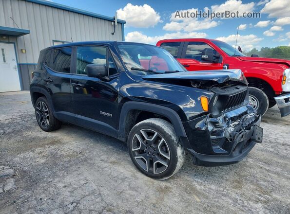 ZACNJDAB7MPM56407 2021 JEEP RENEGADE Black წინა მარჯვენა