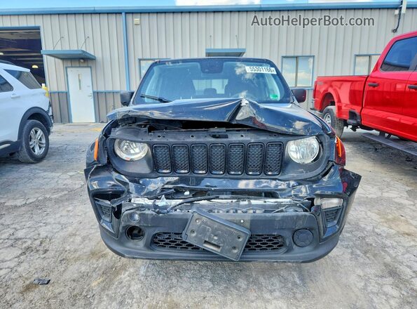 ZACNJDAB7MPM56407 2021 JEEP RENEGADE Black წინა ხედი