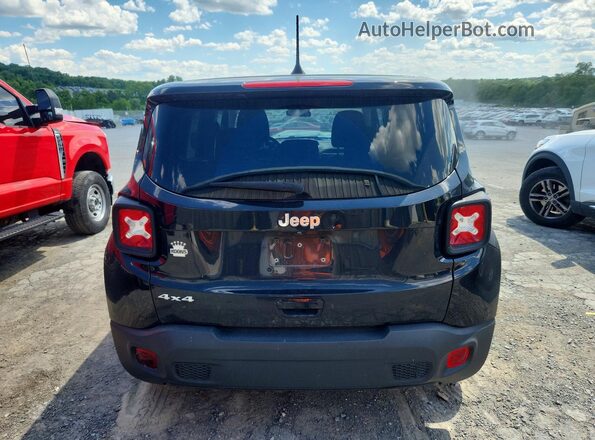 ZACNJDAB7MPM56407 2021 JEEP RENEGADE Black უკანა ხედი
