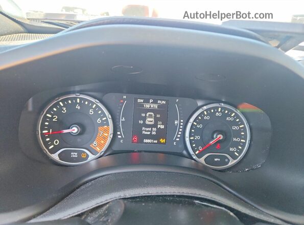 ZACNJDABXMPM13051 2021 JEEP RENEGADE Charcoal ხელსაწყოთა პანელის ხედი