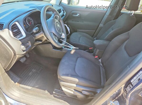 ZACNJDABXMPM13051 2021 JEEP RENEGADE Charcoal წინა სალონის ხედი