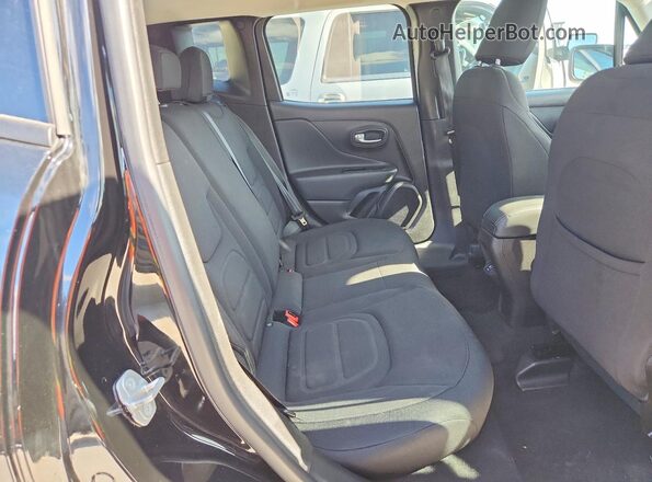 ZACNJDB10NPN86553 2022 JEEP RENEGADE Black Вид задньої частини салону