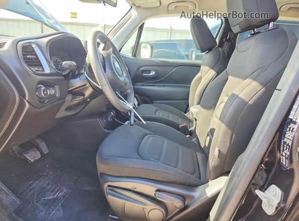ZACNJDB10NPN86553 2022 JEEP RENEGADE Black Вид салону спереду