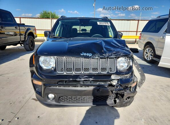 ZACNJDB10NPN86553 2022 JEEP RENEGADE Black Вид спереду