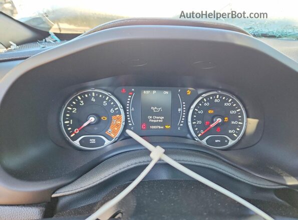 ZACNJDB11PPP41713 2023 JEEP RENEGADE White Սարքավորումների վահանակի տեսք