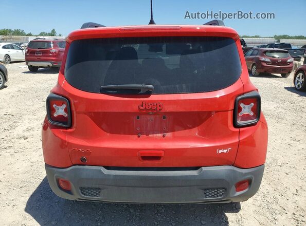 ZACNJDB12NPN38553 2022 JEEP RENEGADE Red Вид ззаду