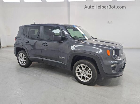 ZACNJDB12PPP14472 2023 JEEP RENEGADE Gray Przód prawy