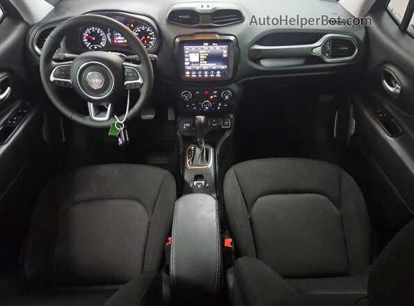 ZACNJDB12PPP14472 2023 JEEP RENEGADE Gray Widok deski rozdzielczej