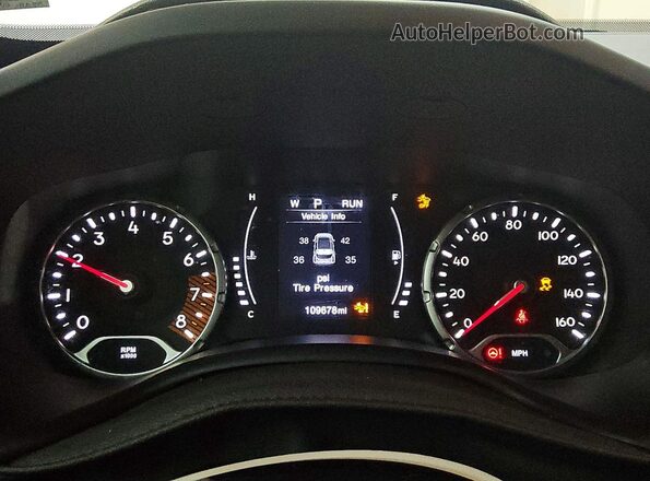 ZACNJDB12PPP14472 2023 JEEP RENEGADE Gray Widok zestawu wskaźników