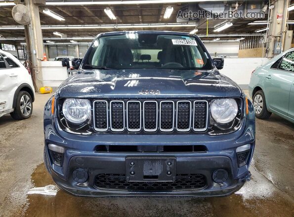 ZACNJDB12PPP33846 2023 JEEP RENEGADE Blue წინა ხედი