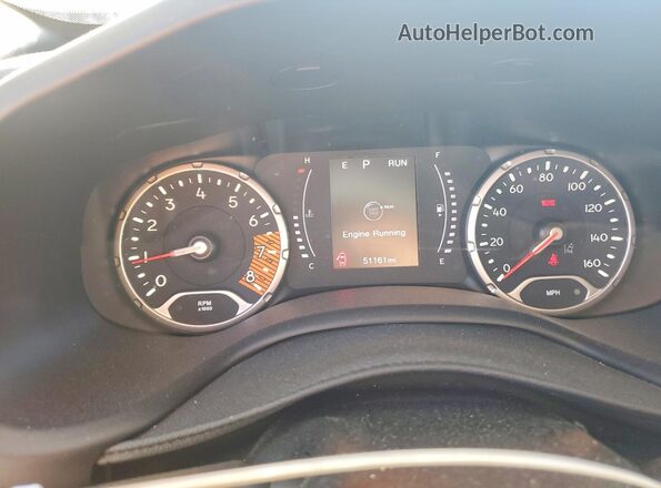 ZACNJDB12PPP39968 2023 JEEP RENEGADE White ხელსაწყოთა პანელის ხედი