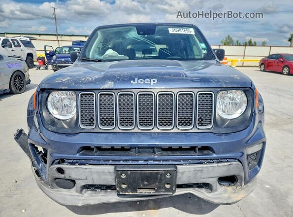 ZACNJDB12PPP55930 2023 JEEP RENEGADE Blue წინა ხედი