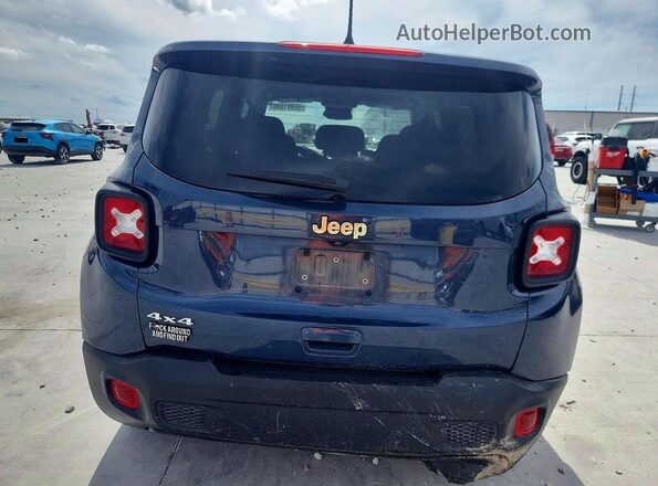 ZACNJDB12PPP55930 2023 JEEP RENEGADE Blue უკანა ხედი