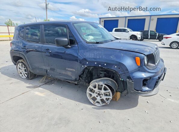 ZACNJDB12PPP55930 2023 JEEP RENEGADE Blue წინა მარჯვენა