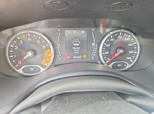 ZACNJDB12PPP55930 2023 JEEP RENEGADE Blue ხელსაწყოთა პანელის ხედი